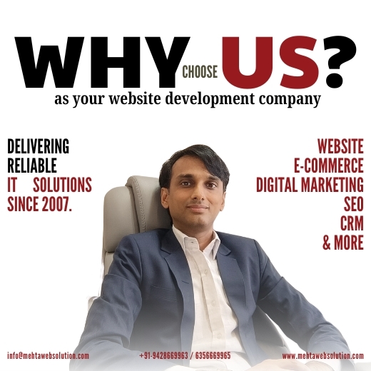Why Choose Mehta Websolution