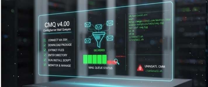 How to Install ConfigServer Mail Queues (CMQ) v4.00 for Linux Servers